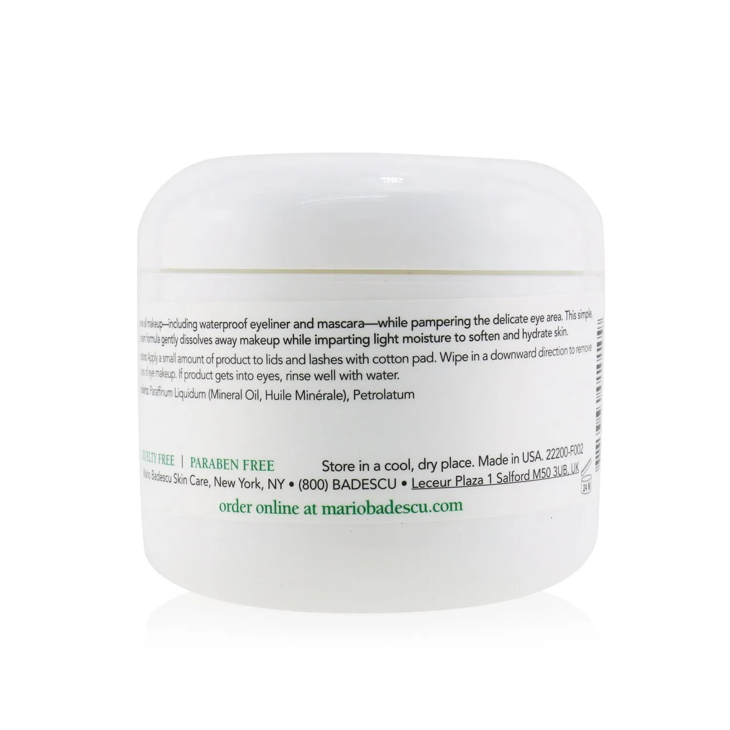 Eye Make-Up Remover Cream - For All Skin Types