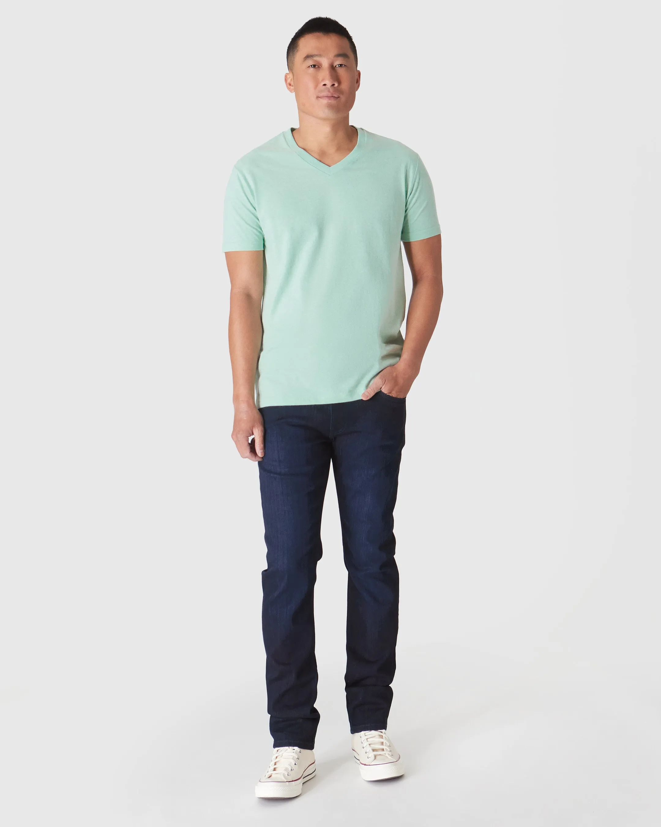 Heather Mist V-Neck Tee