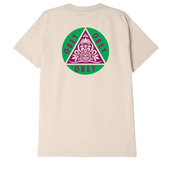 Obey Pyramid T-Shirt - Cream