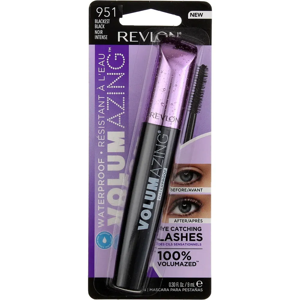 Volumazing Waterproof Mascara wodoodporny tusz do rzęs 951 Blackest Black 9ml